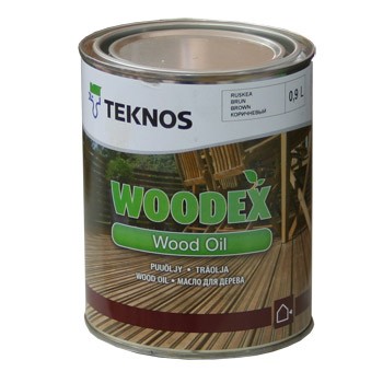 Olej do drewna brązowy, Teknos Woodex Wood Oil 0.9L